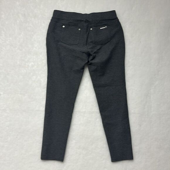 Michael Kors Stretchy Pull on Leggings Skinny Pants Sz LP Charcoal/Gray - Picture 4 of 8